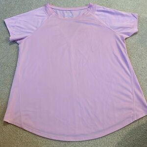 Lightweight pink athletic top
